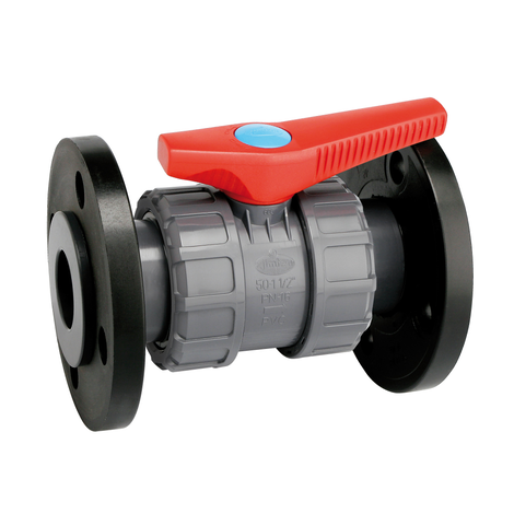 Válvula esfera enlace brida