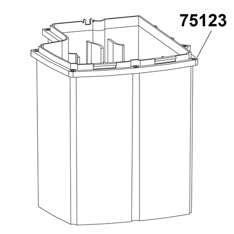 Junta estanqueidad casete triturador - CICLON L