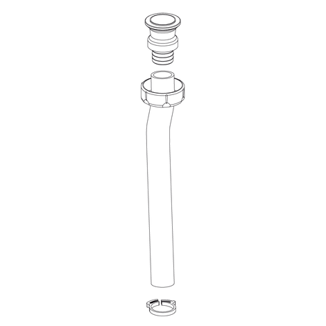 Conjunto tubo PVC impulsión - CICLON XS, FIT y LS