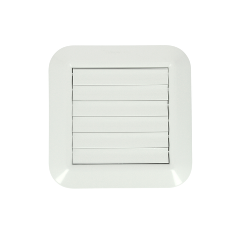 Rejilla de salida de aire con lamas móviles.