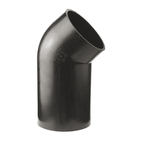 Curva 45º un lado largo