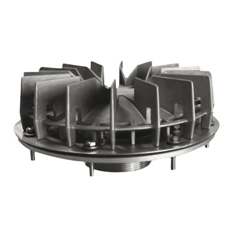 Sumidero sifonico 63B/90B para canalón metálico para sistemas sifónicos de evacuación de cubiertas