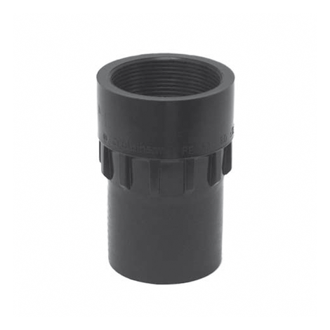 Conector con rosca interna para canalón y sumideros 63/90