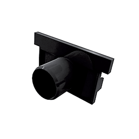 Tapa/salida pretroquelada para canaleta reforzada. Altura 80, ancho 100.