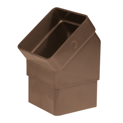 Codo 67°30' bajante cuadrada Serie Omega