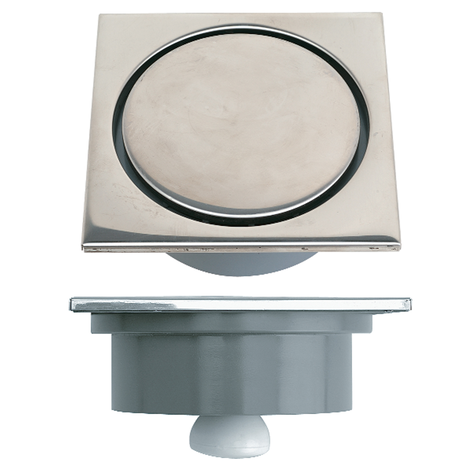 Tapa sumidero cuadrada para bote sifonico