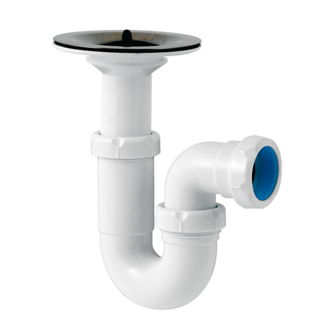 Sifón sencillo curvo extensible