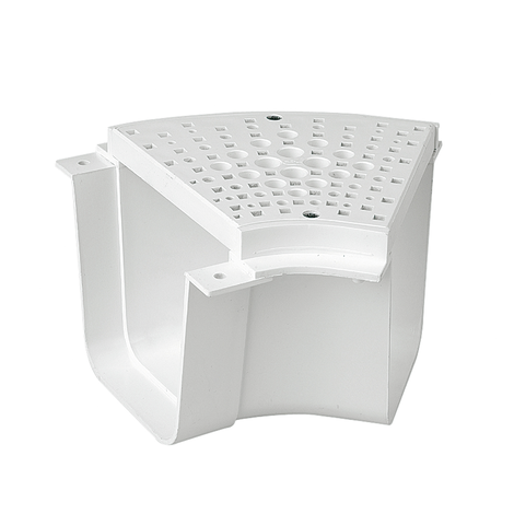 Ángulo 45º canaleta peatonal, ancho 130