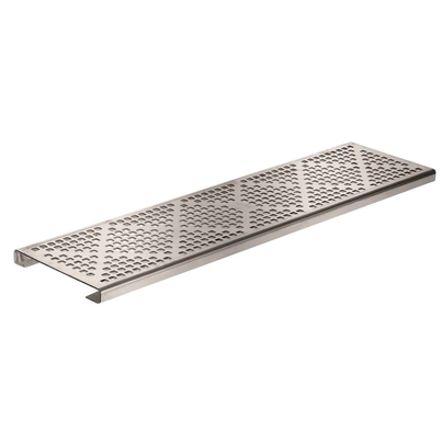 Rejilla peatonal acero inoxidable, ancho 130
