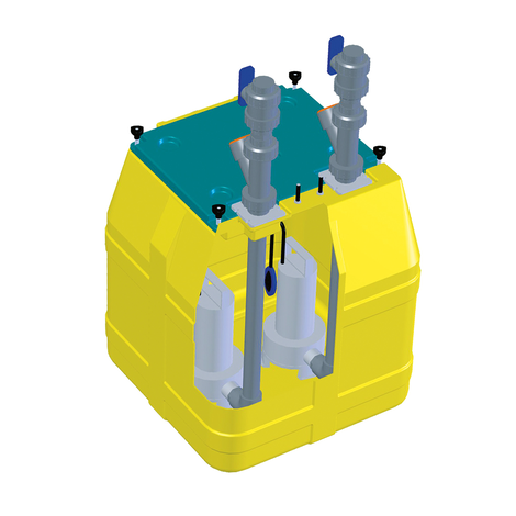 Estación de bombeo. Aguas limpias.