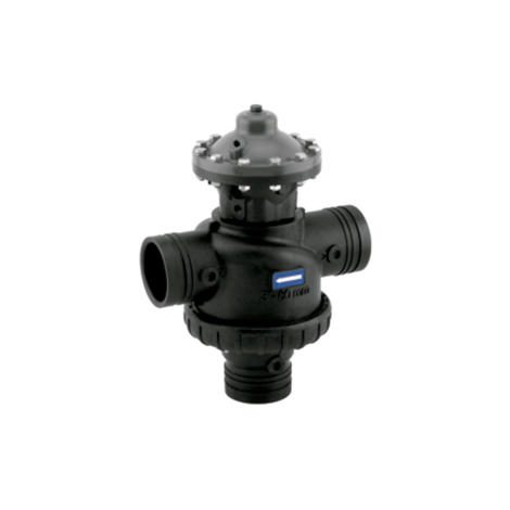 Válvula de contralavado ángulo.