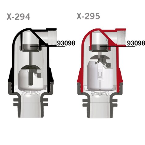 Junta cierre flotador ventosa doble/triple efecto