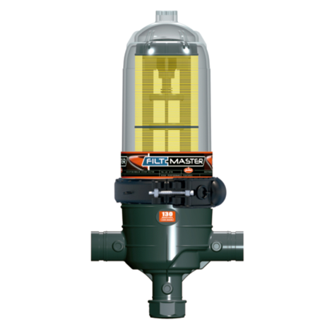 Filtro de anillas 2“ hidrociclónico con abrazadera PAFV