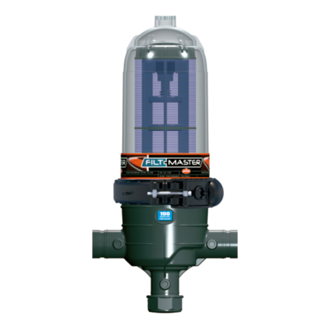 Filtro de anillas 2“ largo hidrociclónico con abrazadera PAFV