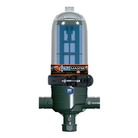 Filtro de anillas 2“ largo hidrociclónico con abrazadera PAFV