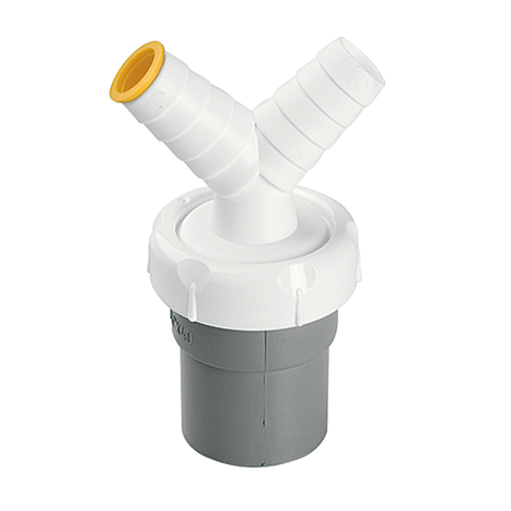 Enlace m/ encolar c/doble toma electrod.