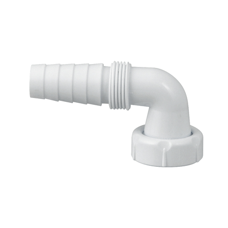 Codo toma electrodoméstico con tuerca