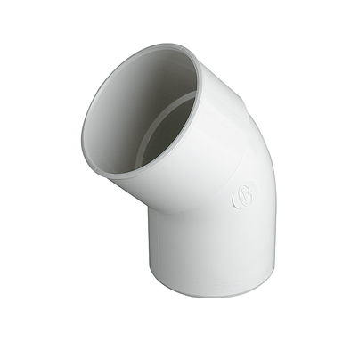 Codo 45° M/H bajante tubular Ø 80