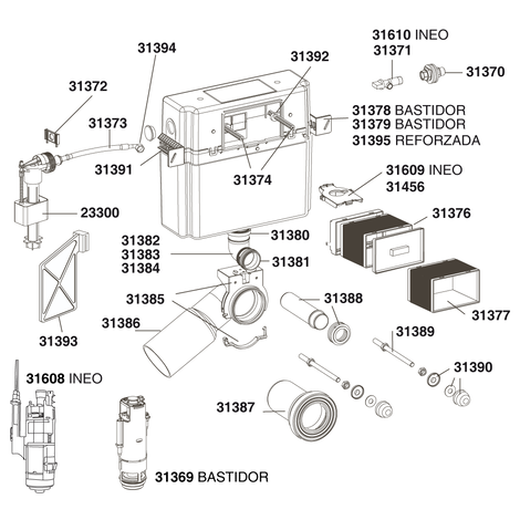 Manguito inodoro ø 90 mm