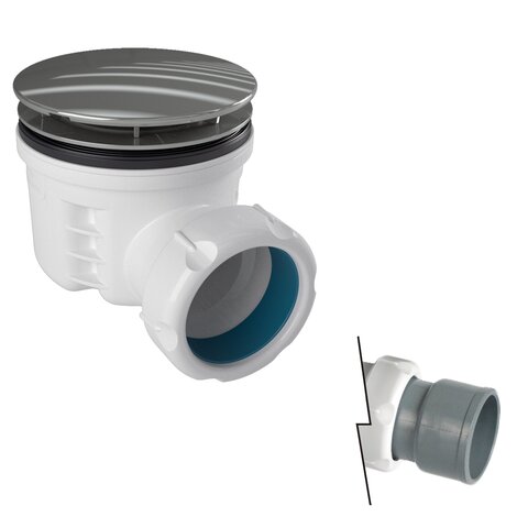 Válvula plato de ducha altura reducida Ø85