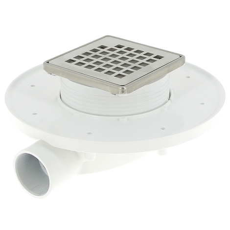 MAGNETECH Sumidero compacto para plato de ducha obra. Rejilla 100 mm.