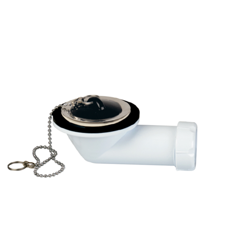 Válvula con tapón y cadenilla