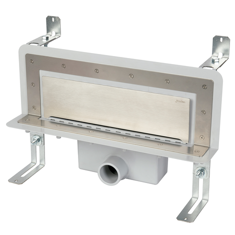 Sumidero vertical de pared. Sifón 50 mm. Salida frontal encolar 40H -50M