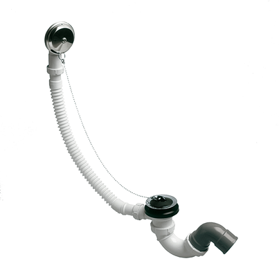 Desagüe bañera sifonico flexible, salida orientable PVC encolar Ø40