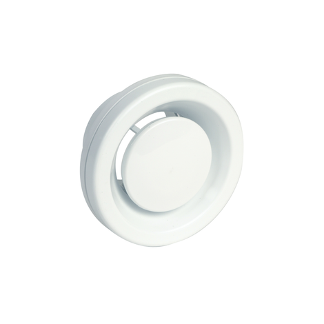 Boca de extracción regulable pre instalación para VMC.