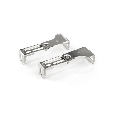 Soportes fijación superior de cisterna empotrada con bastidor a pared