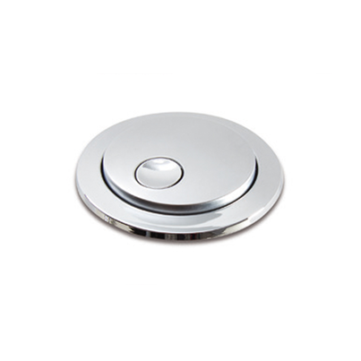 Pulsador mecanismo doble volumen. Para modelo S-585. Circular bajo