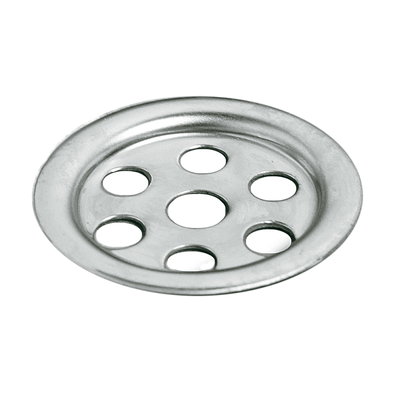 Válvula acero inox. rebosadero redondo