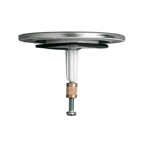 Tapón acero desagüe bañera autom.