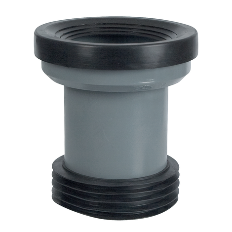 Manguito inodoro rígido junta labiada