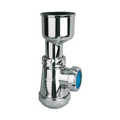 Sifón botella urinario cromado