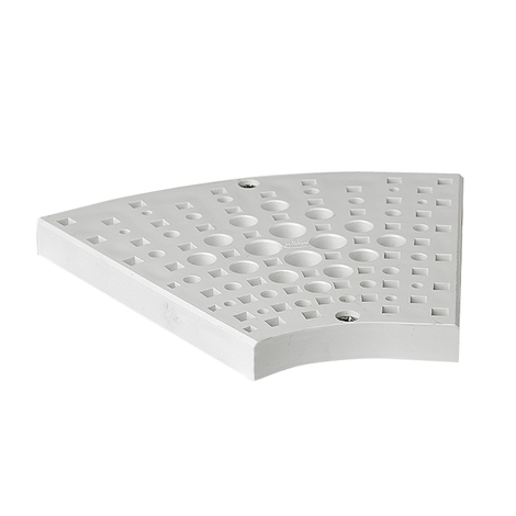 Rejilla curva para canaleta peatonal ancho 130