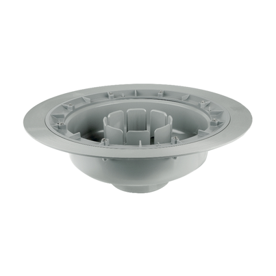 Cuerpo caldereta con prensatelas y extensible para sumidero autolimpiante S-246. Salida vertical
