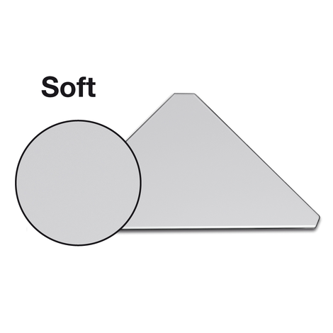 Rejilla acero inoxidable para Linnum triangular. Rejilla SOFT. Corte por estampación