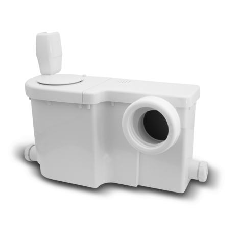 CICLON FIT3 Triturador sanitario con 1 toma WC y 2 tomas laterales (Ø40 mm)