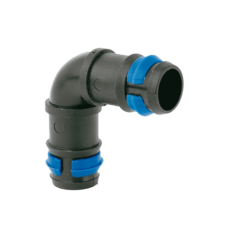 Codo 90° con anillo de seguridad