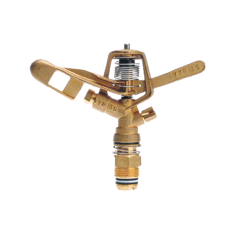 Aspersor circular, rosca macho. Latón