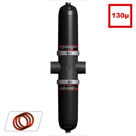 Filtro 130 micras automático doble cuerpo-ANILLAS