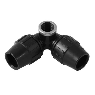 Codo 90º rosca lateral CON refuerzo metálico