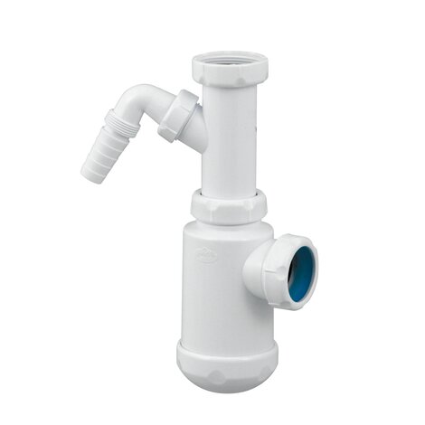 Sifón fregadero con toma electrodoméstico Sifón fregadero con toma electrodoméstico