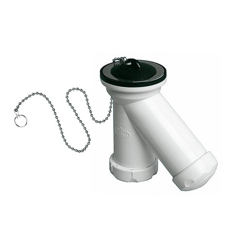 Sifón vertical compacto, válvula lavabo-bidé Sifón vertical compacto, válvula lavabo-bidé
