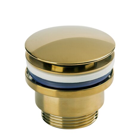 Válvula para lavabo/bidé con sistema de apertura/cierre click clack