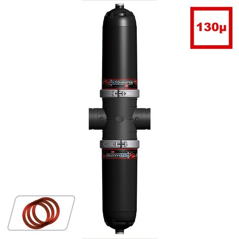 Filtro 25 micras automático doble cuerpo-ANILLAS
