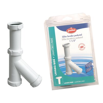 Sifón lavabo pedestal
