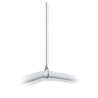 Cadena de sujeción para barra de cortina