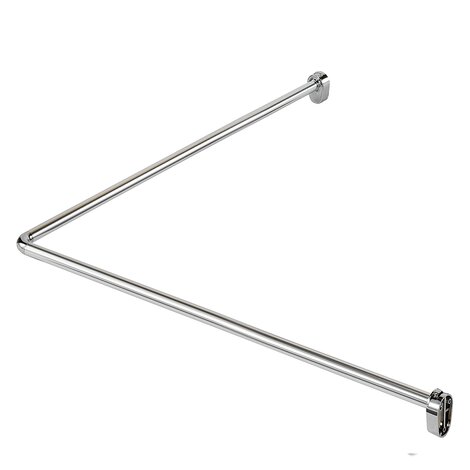 Gama de barras curvas fijas para cortina de baño Gama de barras curvas fijas para cortina de baño
